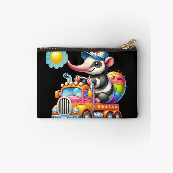 Aperçu de l'œuvre Fourmilier mignon - chauffeur de camion fourmilier créée et vendue par DamioPolArt.
