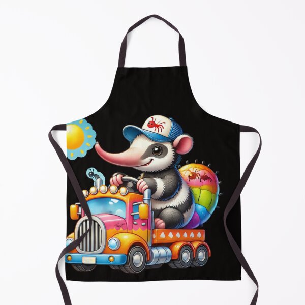 Item preview, Cute Anteater - anteater truck driver designed and sold by DamioPolArt.