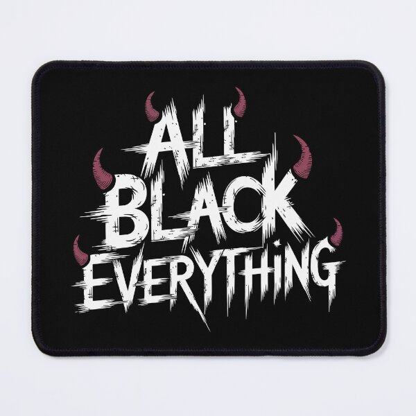 Item preview, All Black Everything with devilish charm! designed and sold by Kaurisdigital.