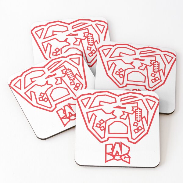 Item preview, Red Outline Bad Dog logo designed and sold by baddogboards.