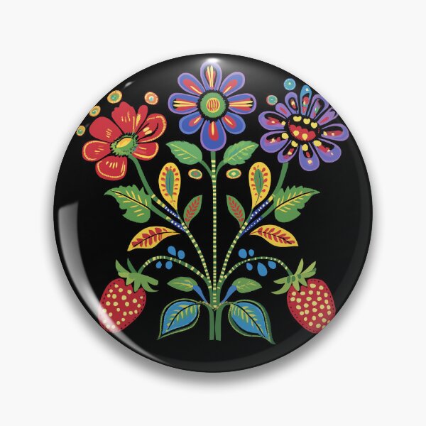 Item preview,  Anishinaabe Floral With Ojibwa flowers designed and sold by YalenArt.