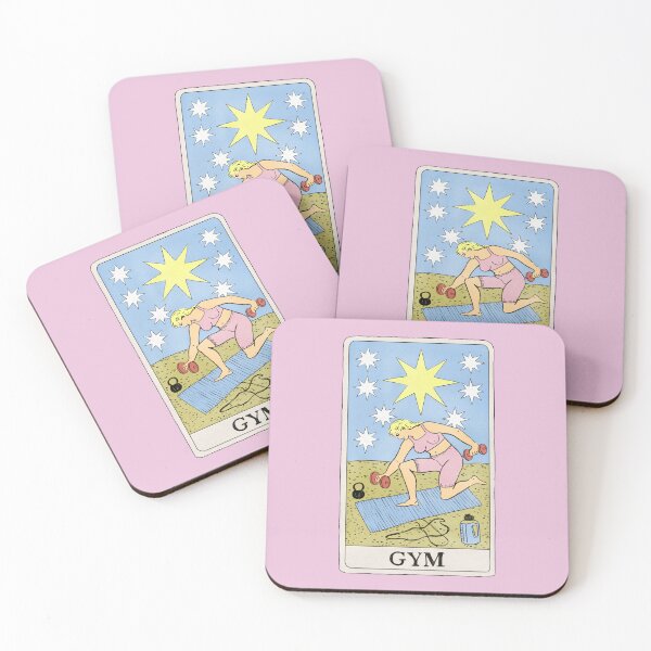 Item preview, Pink Gym Tarot Girl designed and sold by IHateDumplings.
