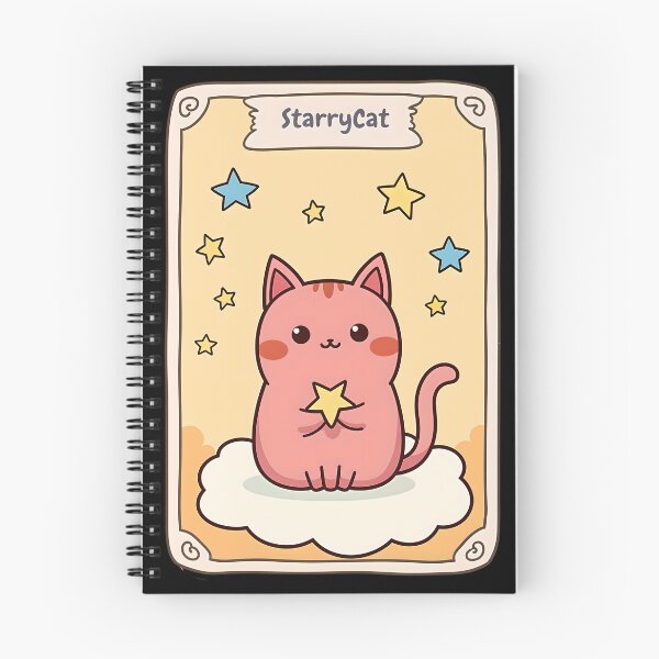 Item preview, Starry Cat on a Cloud designed and sold by Lukasz Kobylka.