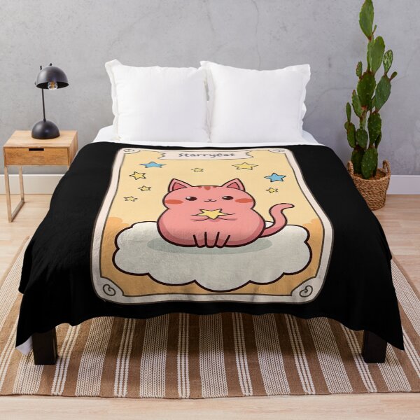 Item preview, Starry Cat on a Cloud designed and sold by Lukasz Kobylka.