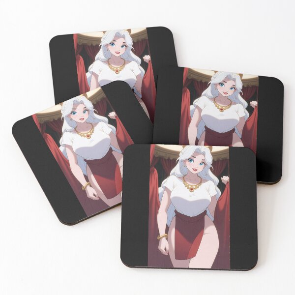 Item preview, White Haired Thicc Fairytale Princess Catgirl designed and sold by KillerCrafts.