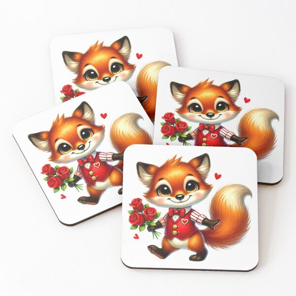 Item preview, Valentine's Fox designed and sold by JonysCreativeDesigns.