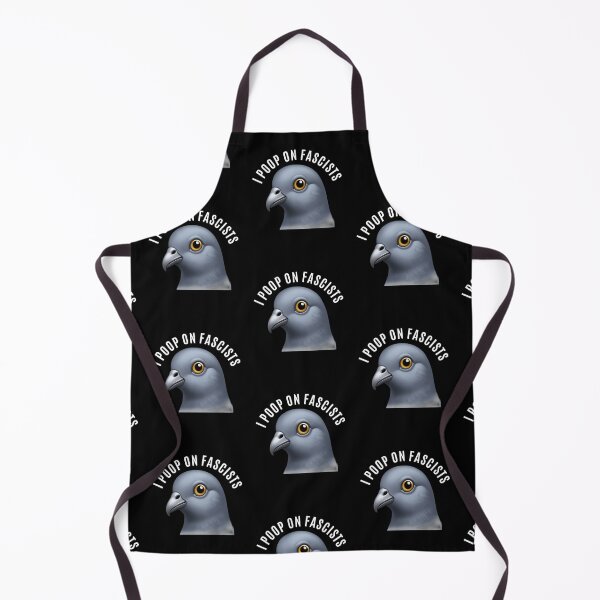 Item preview, I Poop On Fascists - Anti-Fascist Pigeon designed and sold by The Junto Shop.