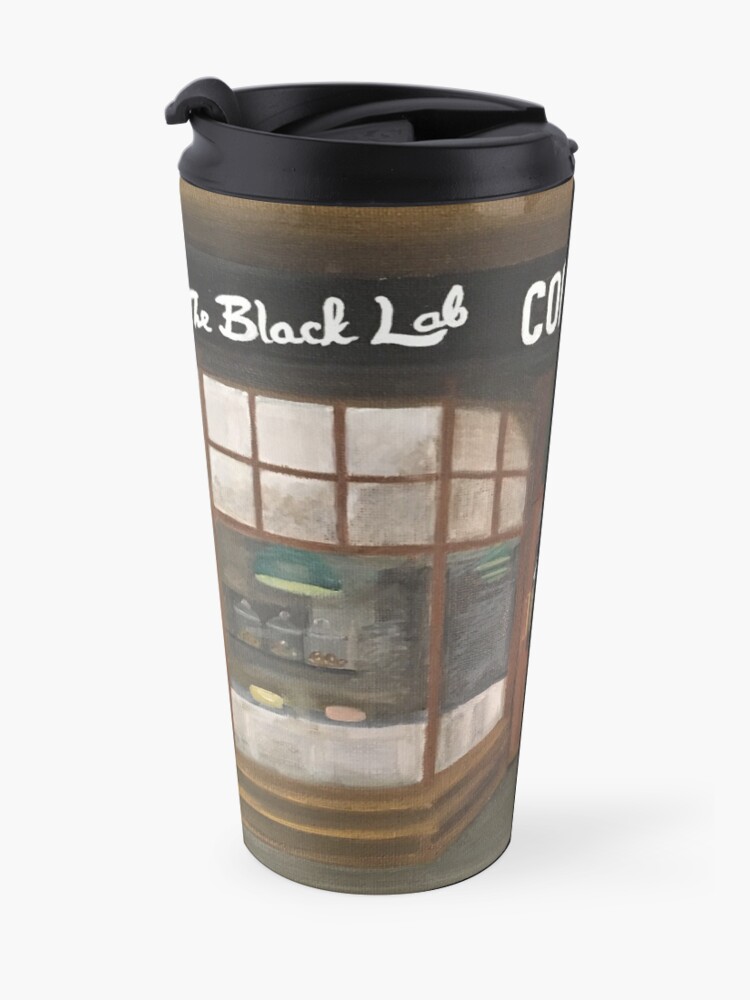 Alternate view of THE BLACK LAB COFFEE HOUSE Travel Coffee Mug