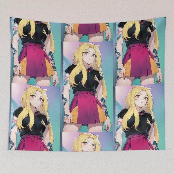 Item preview, Blonde Catgirl Rebel designed and sold by KillerCrafts.
