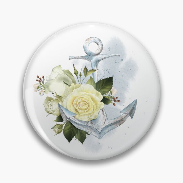 Item preview, Anchor with white roses . Wedding bouquet for a sea wedding. designed and sold by XDenisova.