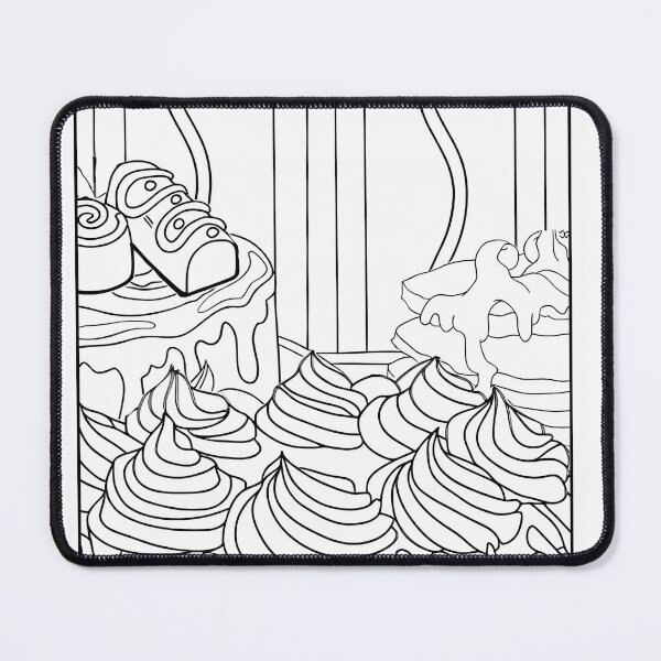 Item preview, Cake Coloring Page Pattern designed and sold by DavidColoring.