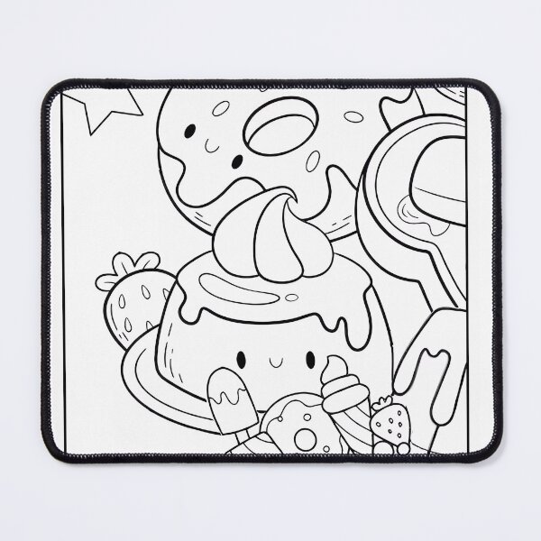 Item preview, Beautiful Sweets Coloring Page Pattern  designed and sold by DavidColoring.