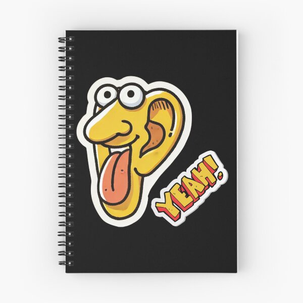 Item preview, Funny Cartoon Ear Sticker with Tongue Out - Quirky and Humorous Design designed and sold by Psycho-Crazy.
