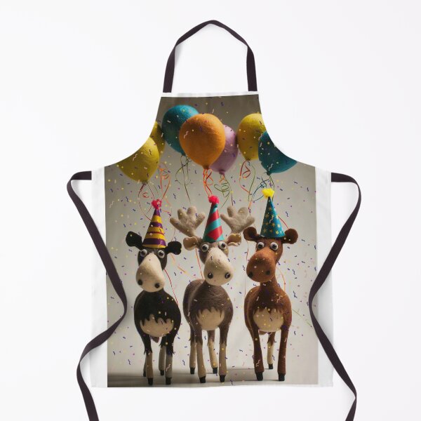 Item preview, Felted Moose Party Design designed and sold by TringTringCards.