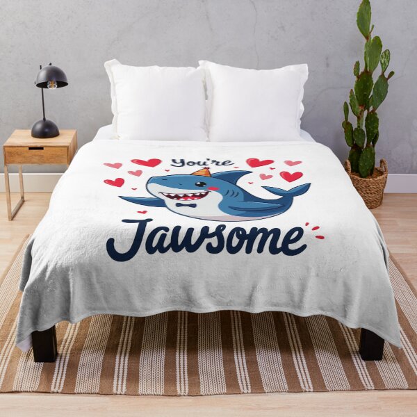 Item preview, You're Jawsome - Cute Shark Party Design designed and sold by Bulwshop.