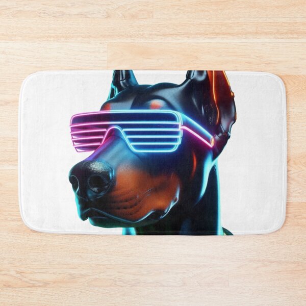 Item preview, Cyberpunk Doberman at Night designed and sold by Martial-Art-23.