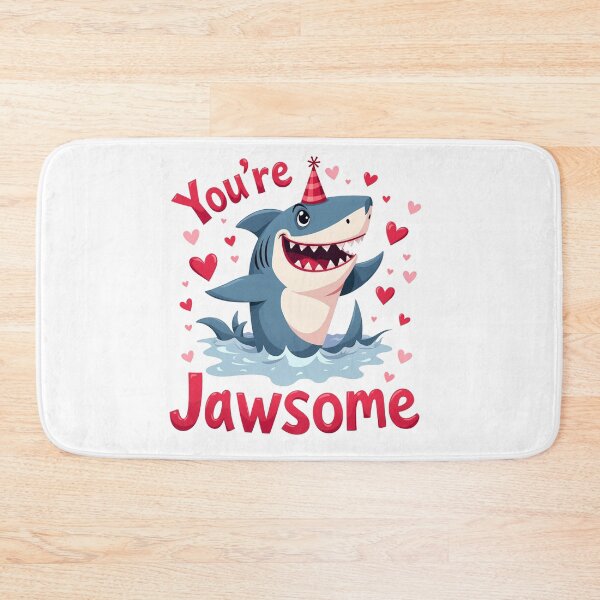 Item preview, You're Jawsome - Cute Shark Party Design designed and sold by Bulwshop.