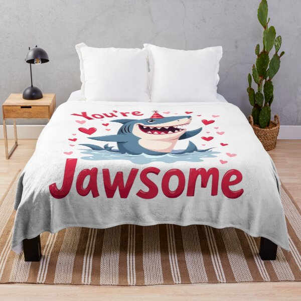 Item preview, You're Jawsome - Cute Shark Party Design designed and sold by Bulwshop.