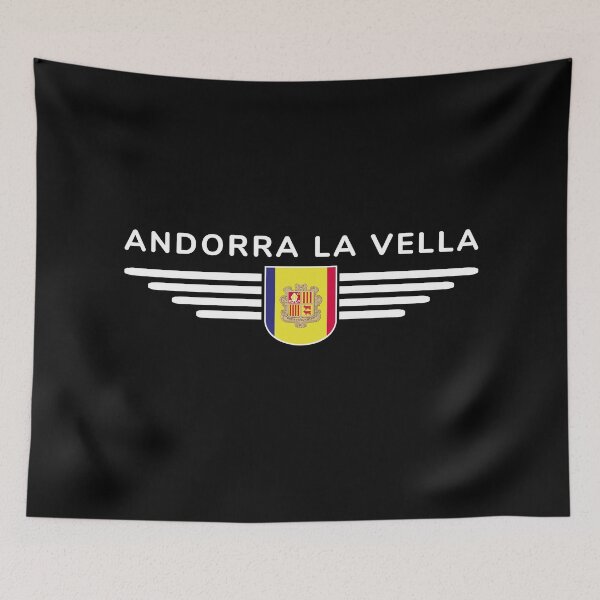 Item preview, Andorra La Vella fan t-shirt design designed and sold by ElvisU.