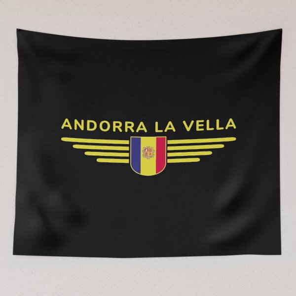 Item preview, Andorra La Vella fan t-shirt design designed and sold by ElvisU.