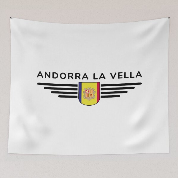 Item preview, Andorra La Vella fan t-shirt design designed and sold by ElvisU.