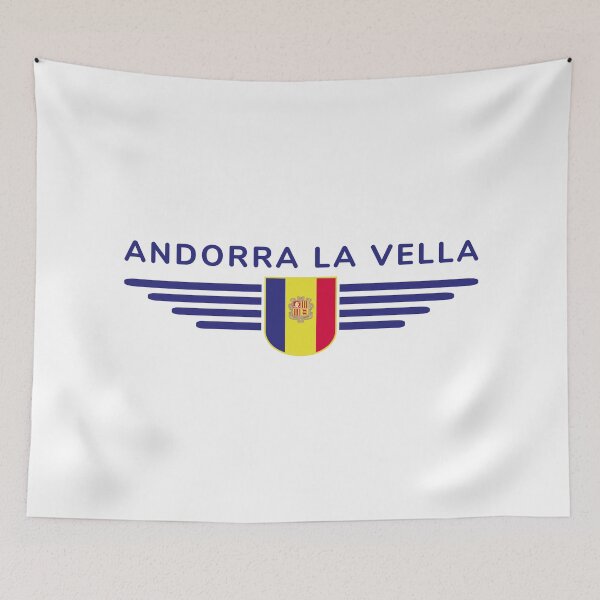 Item preview, Andorra La Vella fan t-shirt design designed and sold by ElvisU.
