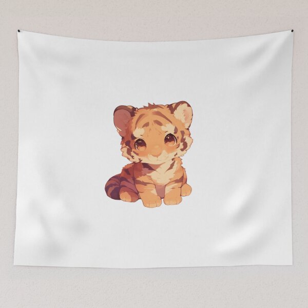Item preview, Your cute happy friend tiger designed and sold by PatternFly.
