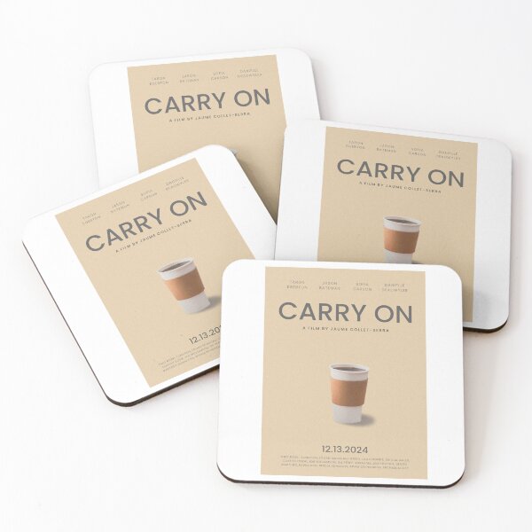 Item preview, Carry On Coffee Cup Poster designed and sold by jadewithlove.