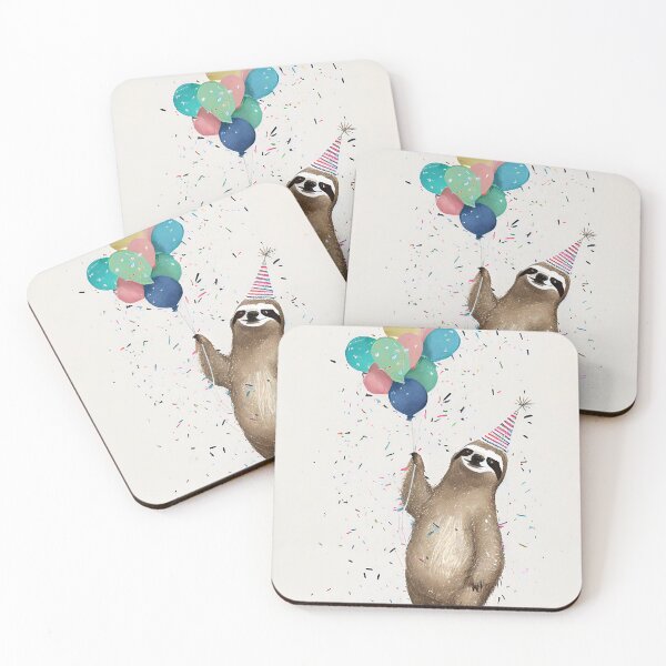 Item preview, Serene Sloth Soirée: Unwind and Celebrate the Sloth Way! designed and sold by TringTringCards.