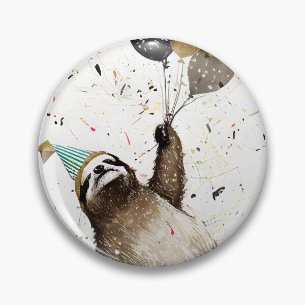 Item preview, Slothy Celebration: Take It Slow and Enjoy the Party! designed and sold by TringTringCards.