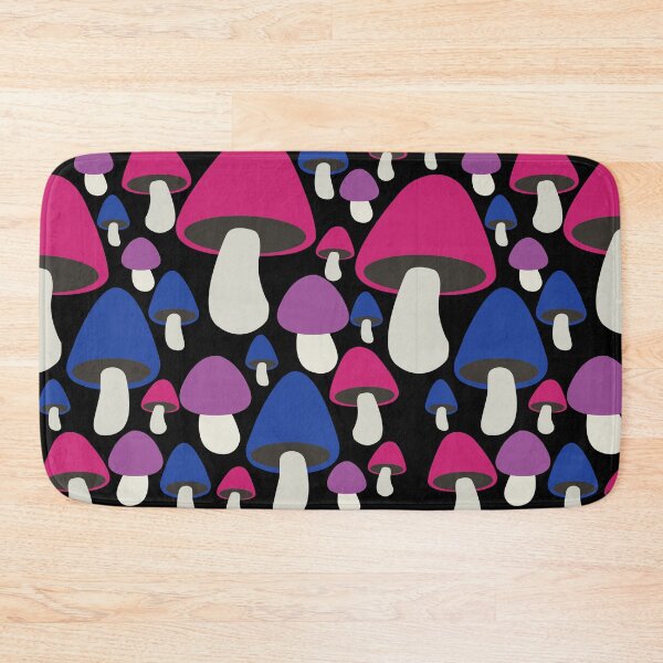 Item preview, Bi Pride Mushroom Pattern designed and sold by SamTheDadFriend.