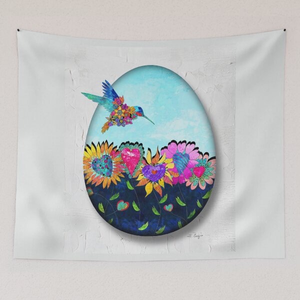 Item preview, Garden Eggcellence Flower Garden Art designed and sold by Sharon Cummings Art.