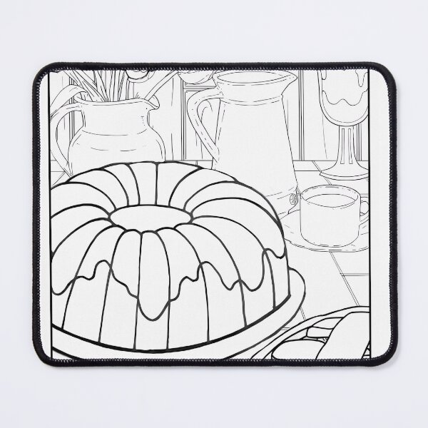 Item preview, Breakfast Coloring Page Pattern designed and sold by DavidColoring.