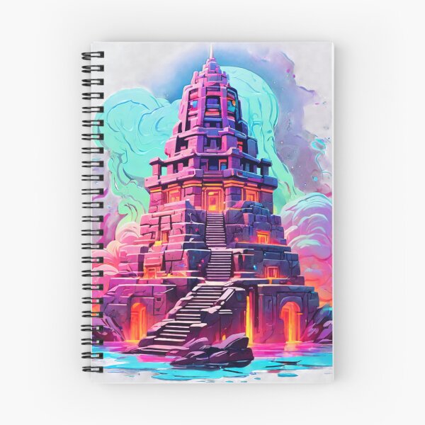Artikelvorschau, Neon Aztekenturm. Neon Aztekenturm entworfen und verkauft von SpectrumEssence.