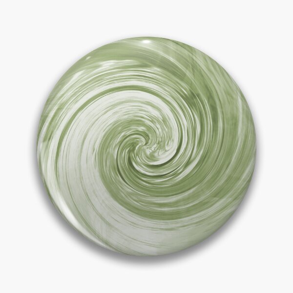 Item preview, Retro Wave Spiral Pattern in Green designed and sold by Artistestella.