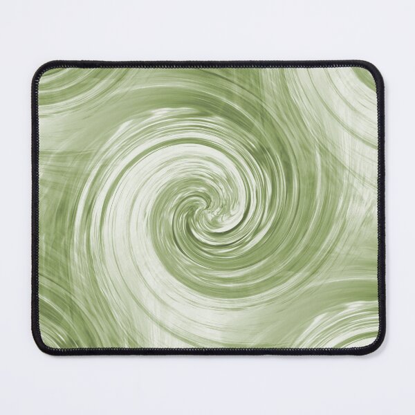Item preview, Retro Wave Spiral Pattern in Green designed and sold by Artistestella.