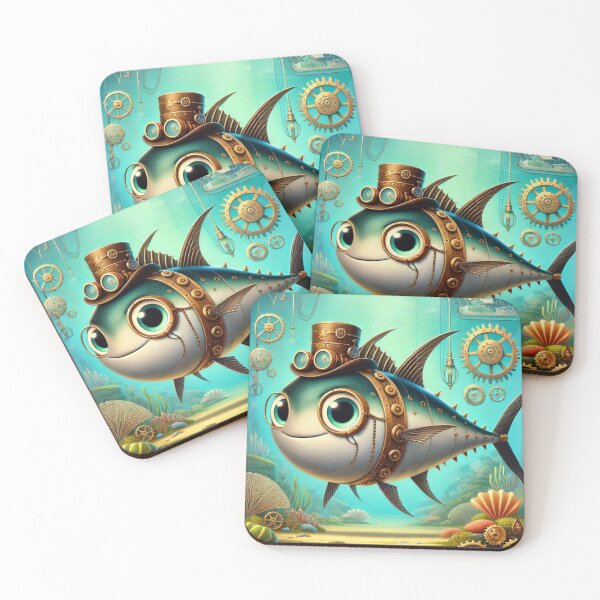 Item preview, Steampunk Skipjack Tuna designed and sold by Sillytoe.