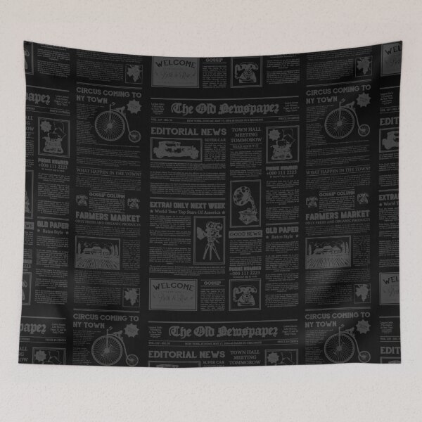 Item preview, antique 1920s flapper newspaper vintage black  designed and sold by Gossip Rag.