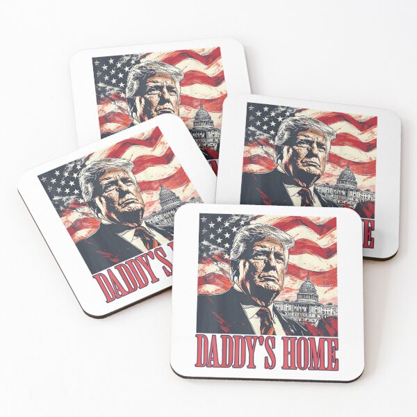 Item preview, Trump Daddys Home White House USA American Flag Vintag designed and sold by iam8lu3.