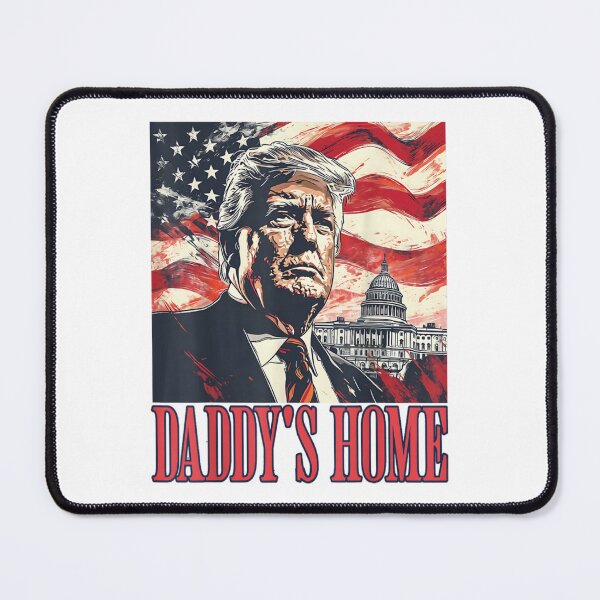 Item preview, Trump Daddys Home White House USA American Flag Vintag designed and sold by iam8lu3.