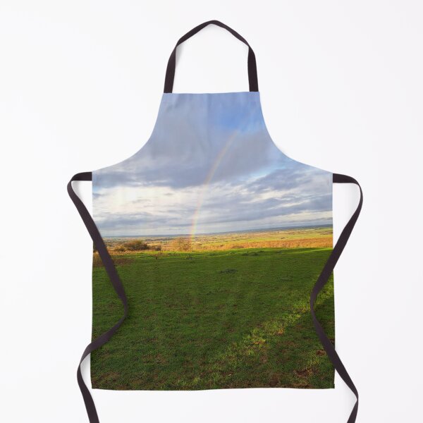 Item preview, Escena de los Cotswolds con arcoíris designed and sold by PerriWorks Publishing.