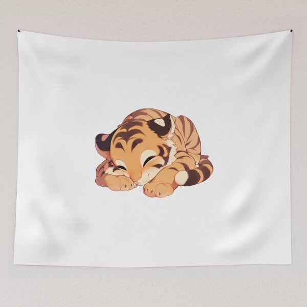 Item preview, Your cute happy friend tiger designed and sold by PatternFly.