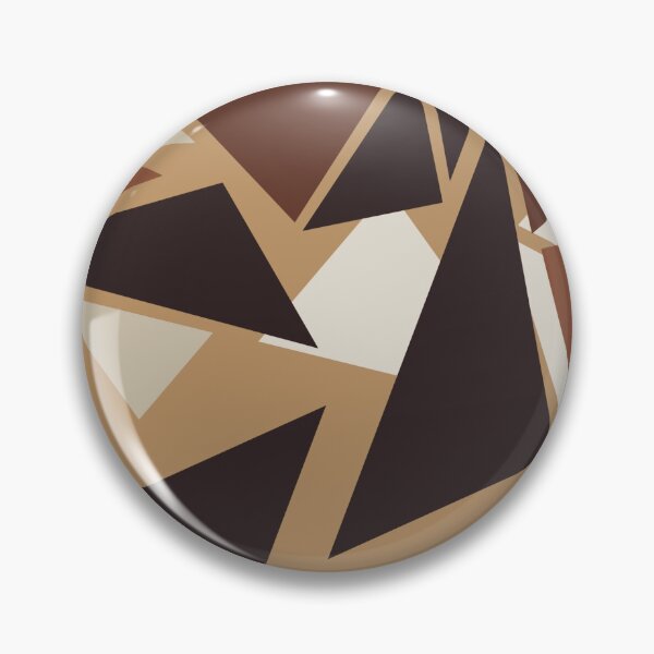 Item preview, Abstract triangles pattern,brown,beige designed and sold by cutecrazytshirt.