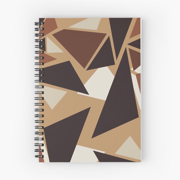 Item preview, Abstract triangles pattern,brown,beige designed and sold by cutecrazytshirt.
