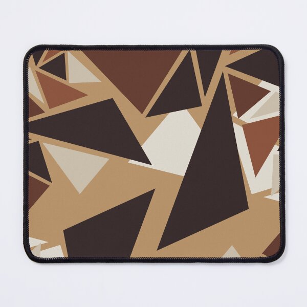 Item preview, Abstract triangles pattern,brown,beige designed and sold by cutecrazytshirt.