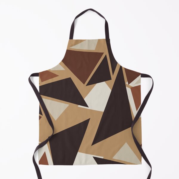 Item preview, Abstract triangles pattern,brown,beige designed and sold by cutecrazytshirt.