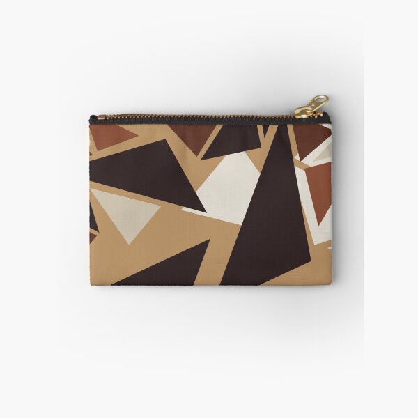 Item preview, Abstract triangles pattern,brown,beige designed and sold by cutecrazytshirt.