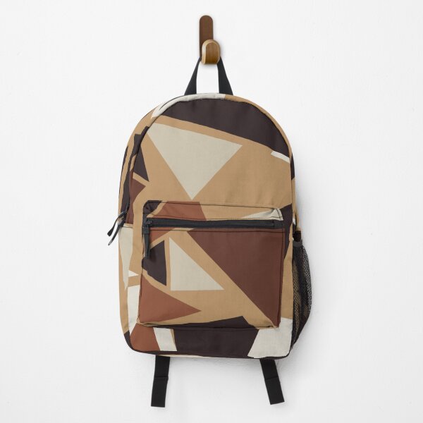 Item preview, Abstract triangles pattern,brown,beige designed and sold by cutecrazytshirt.