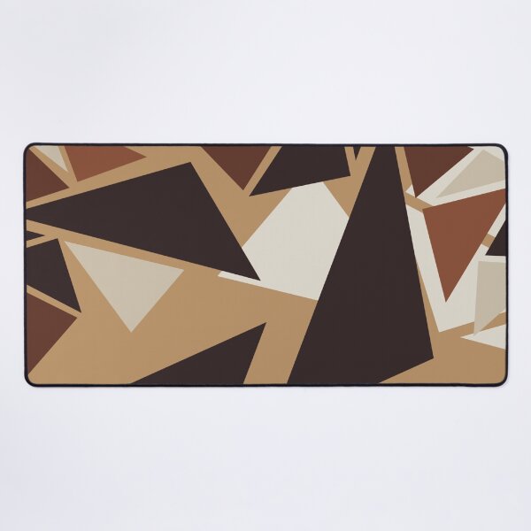 Item preview, Abstract triangles pattern,brown,beige designed and sold by cutecrazytshirt.