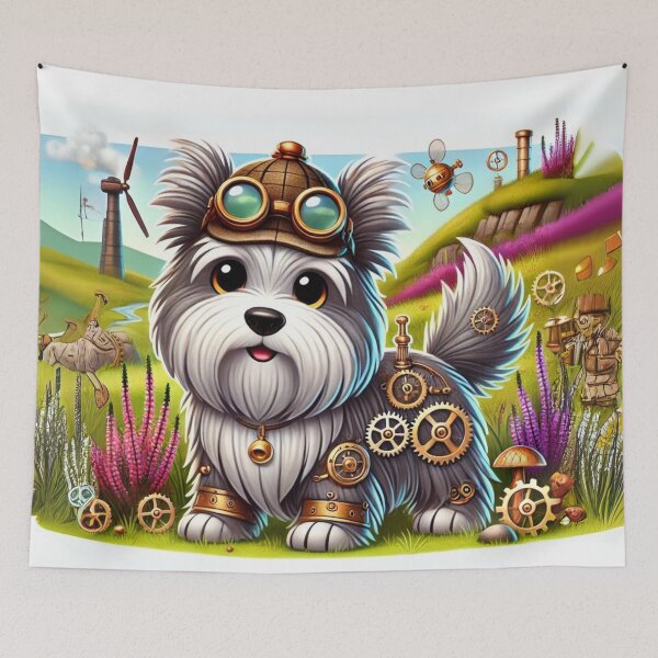 Item preview, Steampunk Skye Terrier designed and sold by Sillytoe.